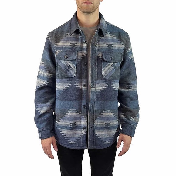 Jachs Men's Wool Blend Shirt Jacket - Picture 2 of 5